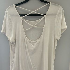 Open back tshirt